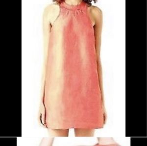 J.Crew Silk Peach Sleeveless Open Back halter neck dress Size:4